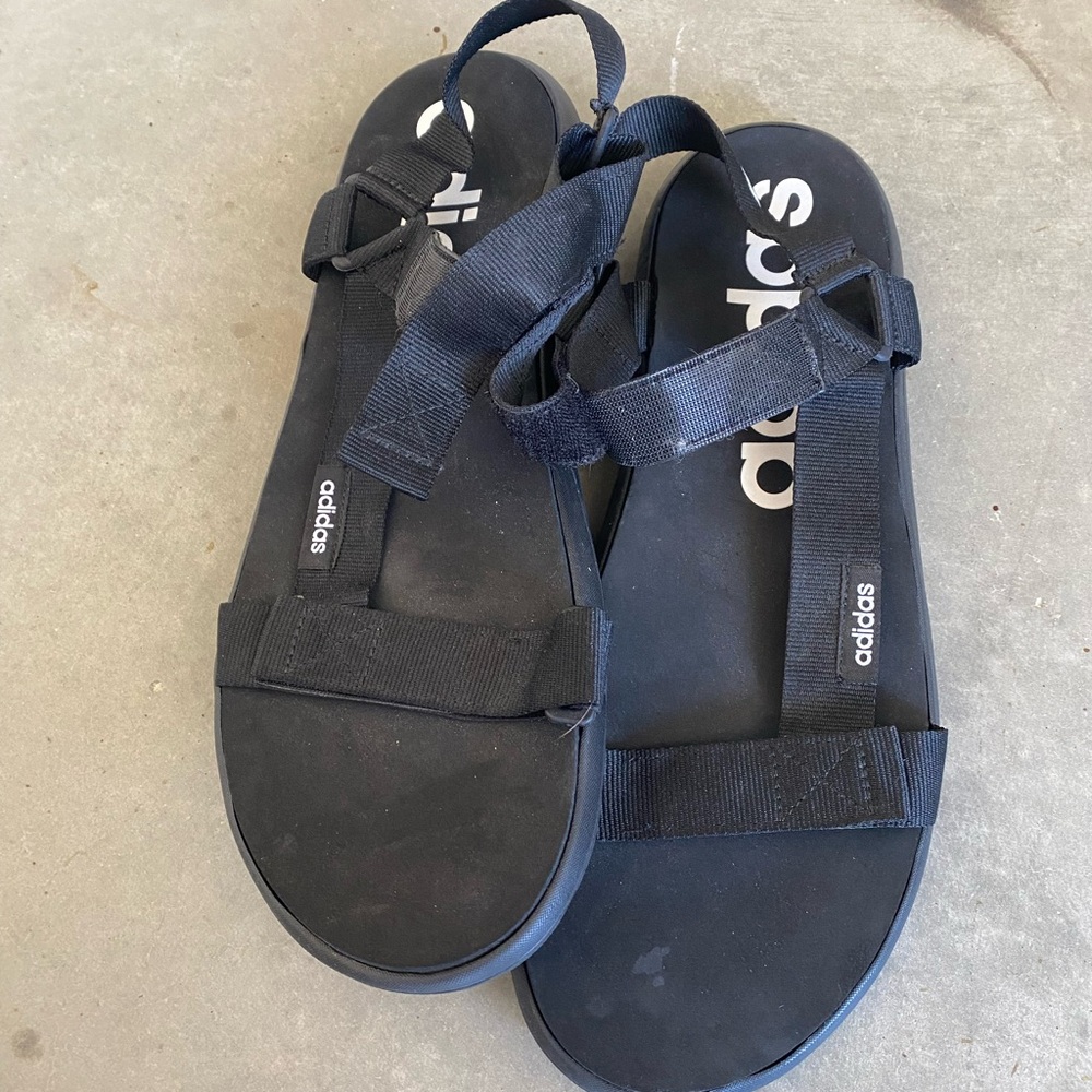 Adidas Black Slide Sandals